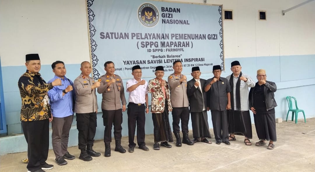 Kapolres Ciamis Hadiri Peluncuran SPPG di Ponpes Gegempalan, Wujudkan Generasi Sehat