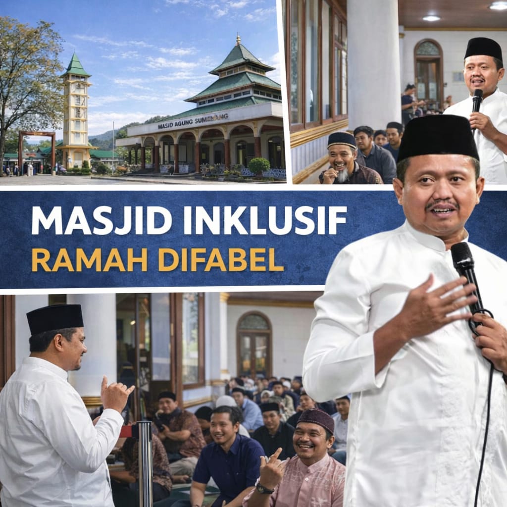 Masjid Agung Sumedang Jadi Pelopor Masjid Inklusif, Bupati Apresiasi Layanan untuk Jemaah Tuli