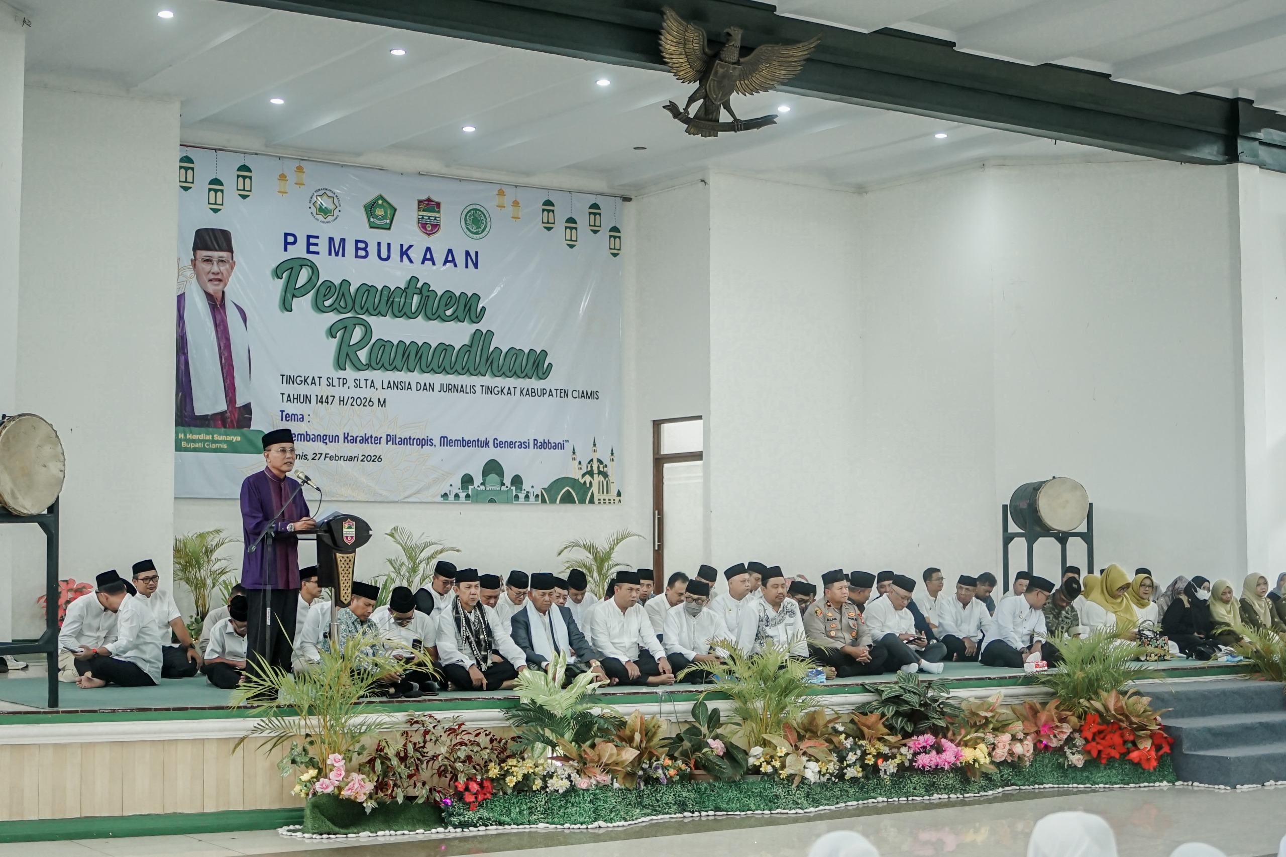 Pesantren Ramadhan Tingkat Kabupaten Ciamis Resmi Dibuka, Bupati Ajak Pelajar Bijak Hadapi Era Digital