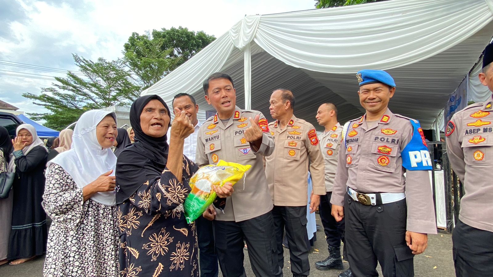 Jaga Stabilitas Harga Bahan Pokok, Polres Tasikmalaya Gelar Pangan Murah