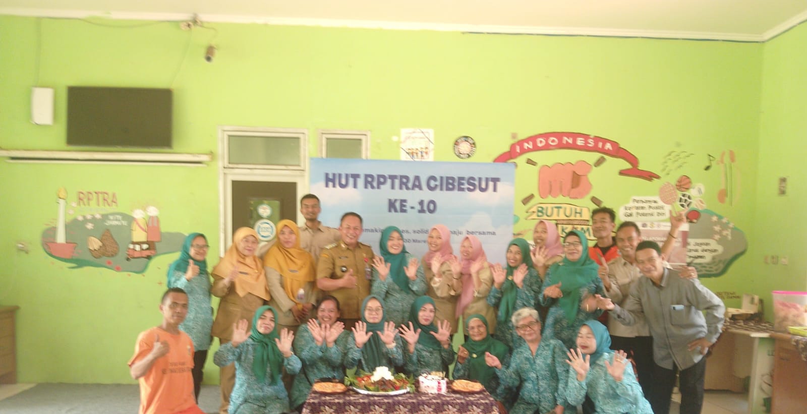 Tasyakuran Warnai Hari Jadinya Ruang Publik Terpadu Ramah Anak (RPTRA) Cipinang Besar Utara Ke 10 Tahun