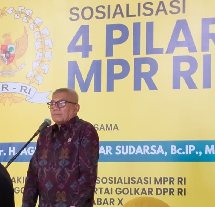 Sosialisasi 4 Pilar Bersama Ibu Ibu Berbagai Organisasi di Ciamis, Agun Gunandjar Sebut Pendidikan Karakter Mulai Dari Rumah