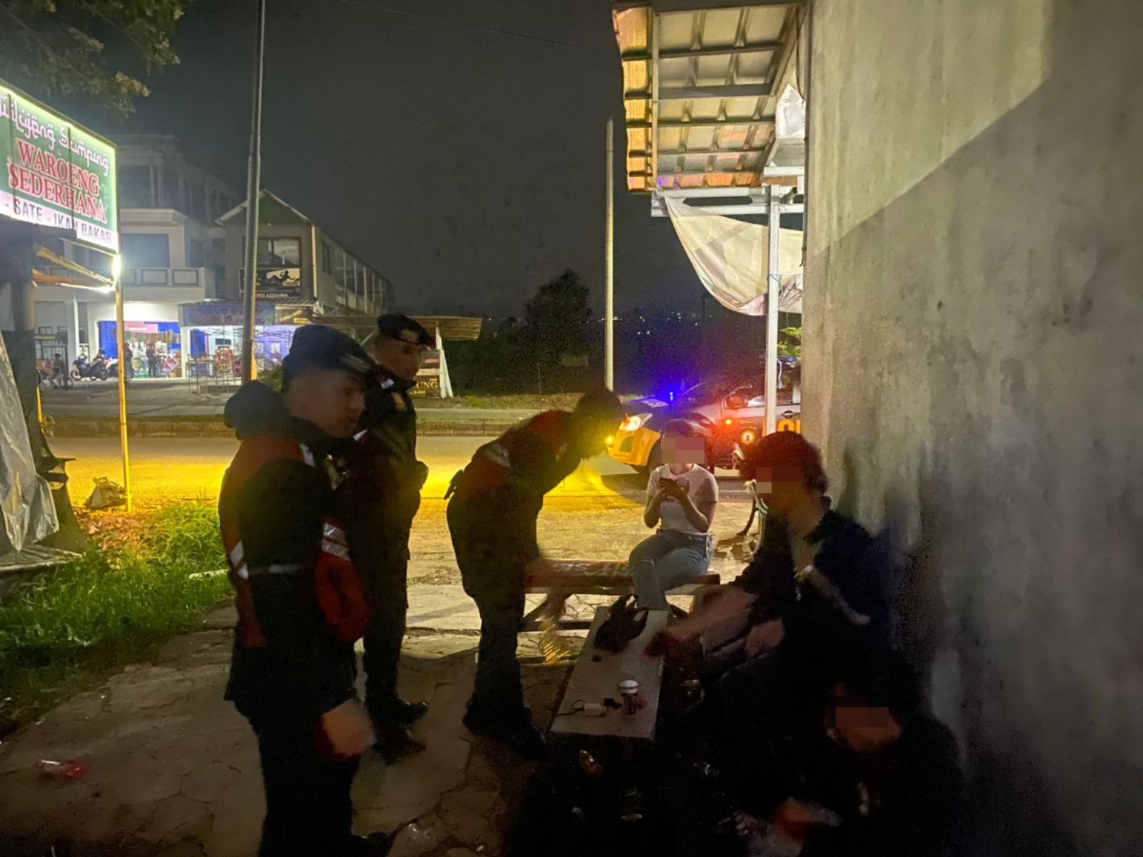 Samapta Polres Garut Amankan Sekelompok Pemuda Pesta Miras, Wujudkan Kamtibmas Kondusif