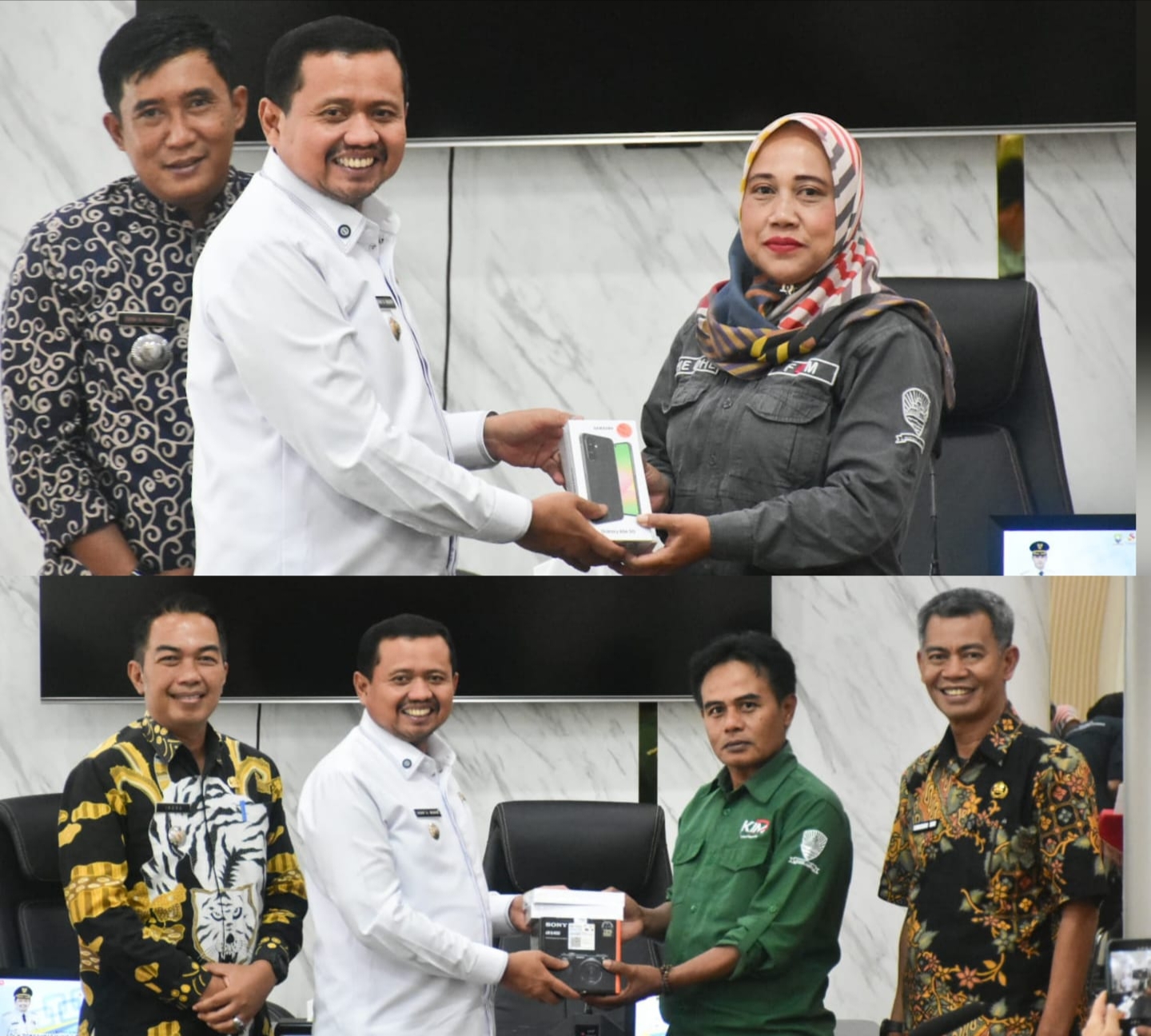Perkuat Peran KIM, Bupati Dony Serahkan Bantuan Audio Visual untuk Penyebaran Informasi Publik