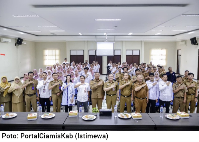 Kemensos Bersama Dinsos Ciamis Gelar Bimtek Agen Perlinsos Dalam Piloting Digitalisasi Bansos