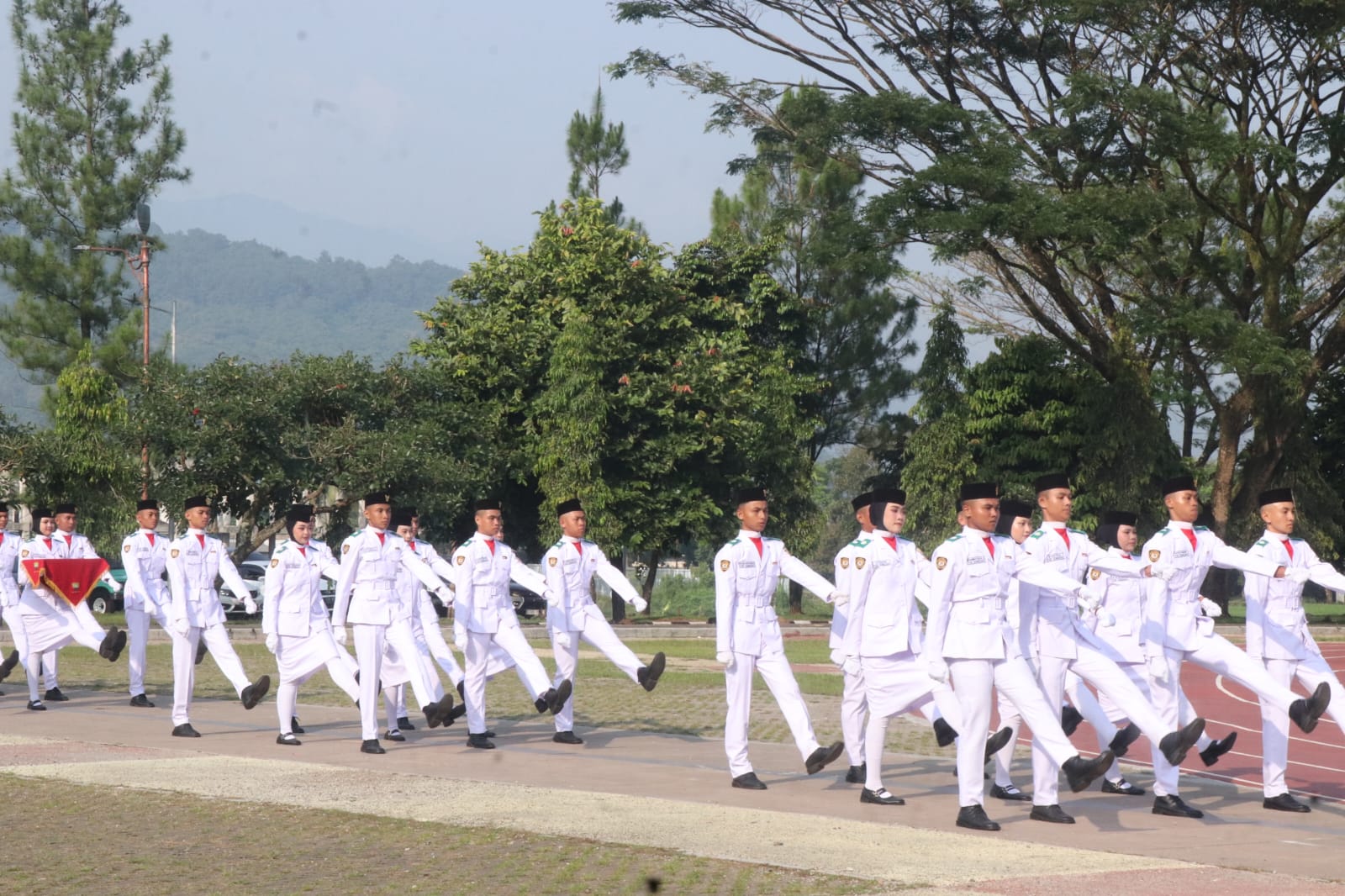 Purna Tugas sebagai Pengibar Bendera, Paskibraka Sumedang Siap Emban Amanah sebagai Duta Pancasila