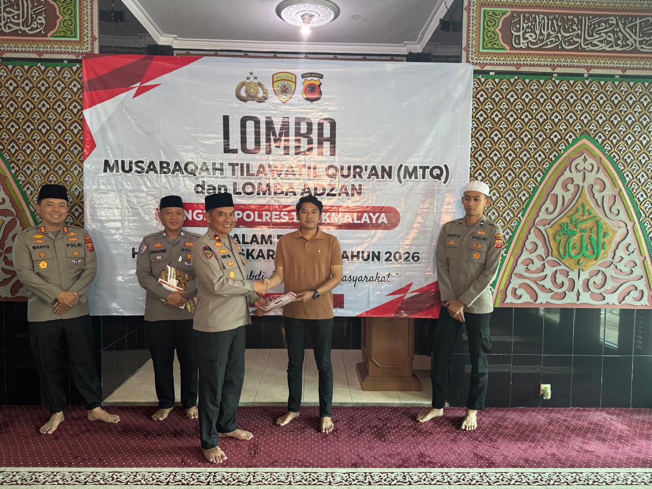 Sambut Hari Bhayangkara ke-80, Polres Tasikmalaya, Semarakkan Syiar Islam Melalui Lomba MTQ dan Adzan