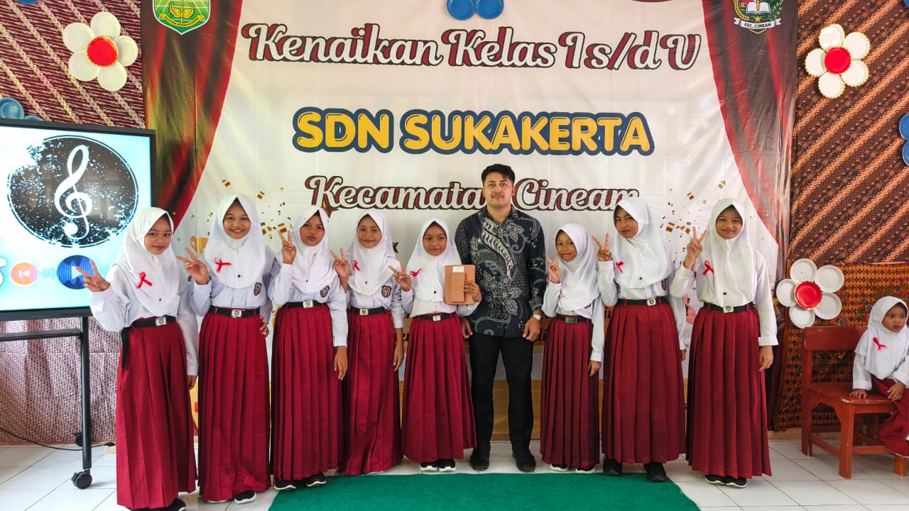 Perpisahan SDN Sukakerta Digelar Sederhana Namun Bermakna