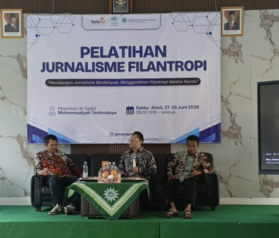 MPI PP Muhammadiyah Gelar Pelatihan Jurnalisme Filantropi Di Pontren At Tadjid Muhammadiyah Tasikmalaya
