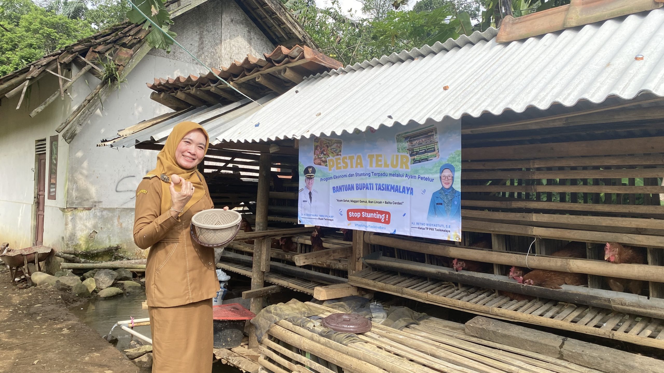 Pemkab Tasikmalaya Tekan Angka  Stunting Dengan Program “Pesta Telur