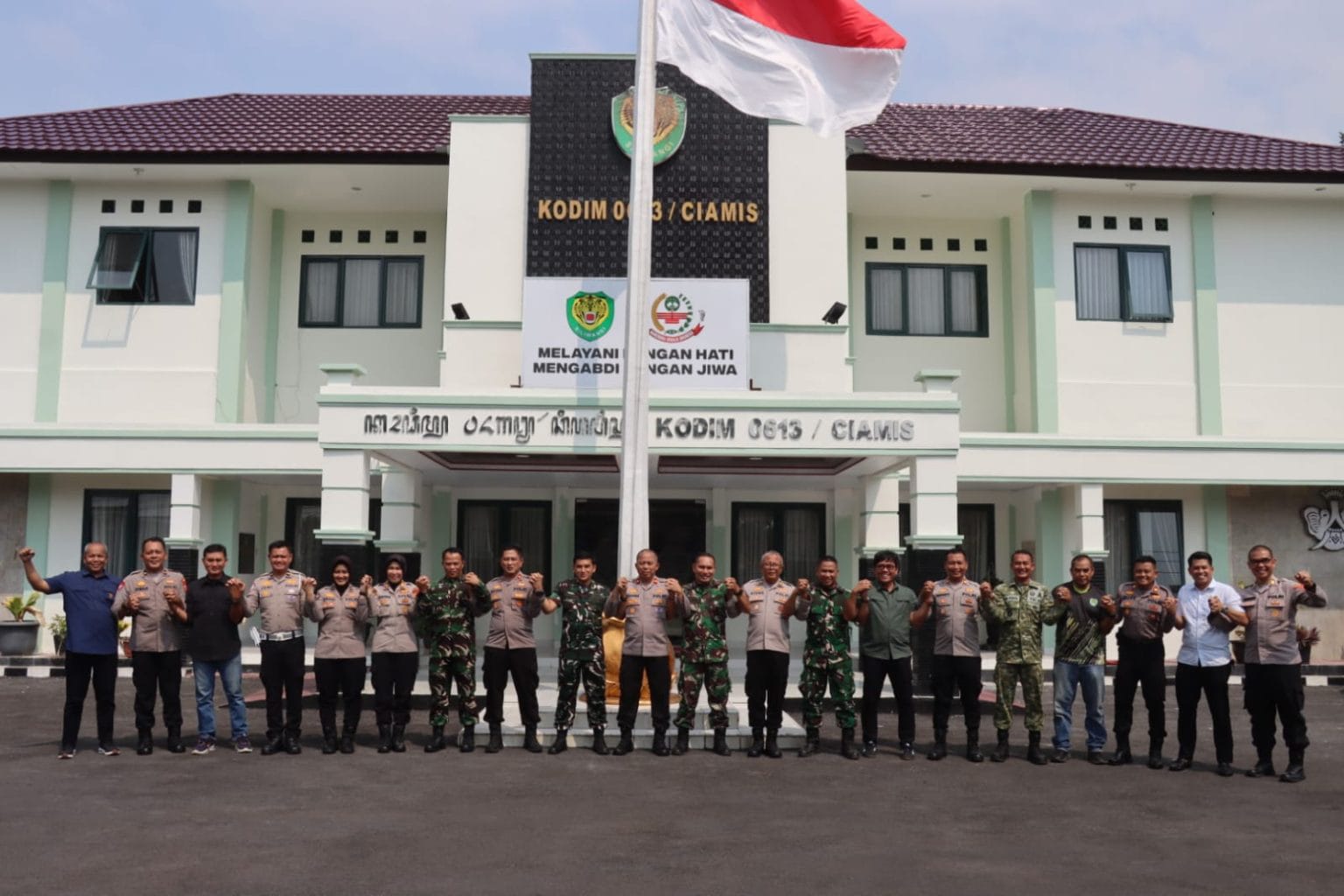 Polres Ciamis Perkuat Sinergitas Bersama Kodim 0613, Wujudkan Stabilitas Kamtibmas dan Dukung Program Nasional