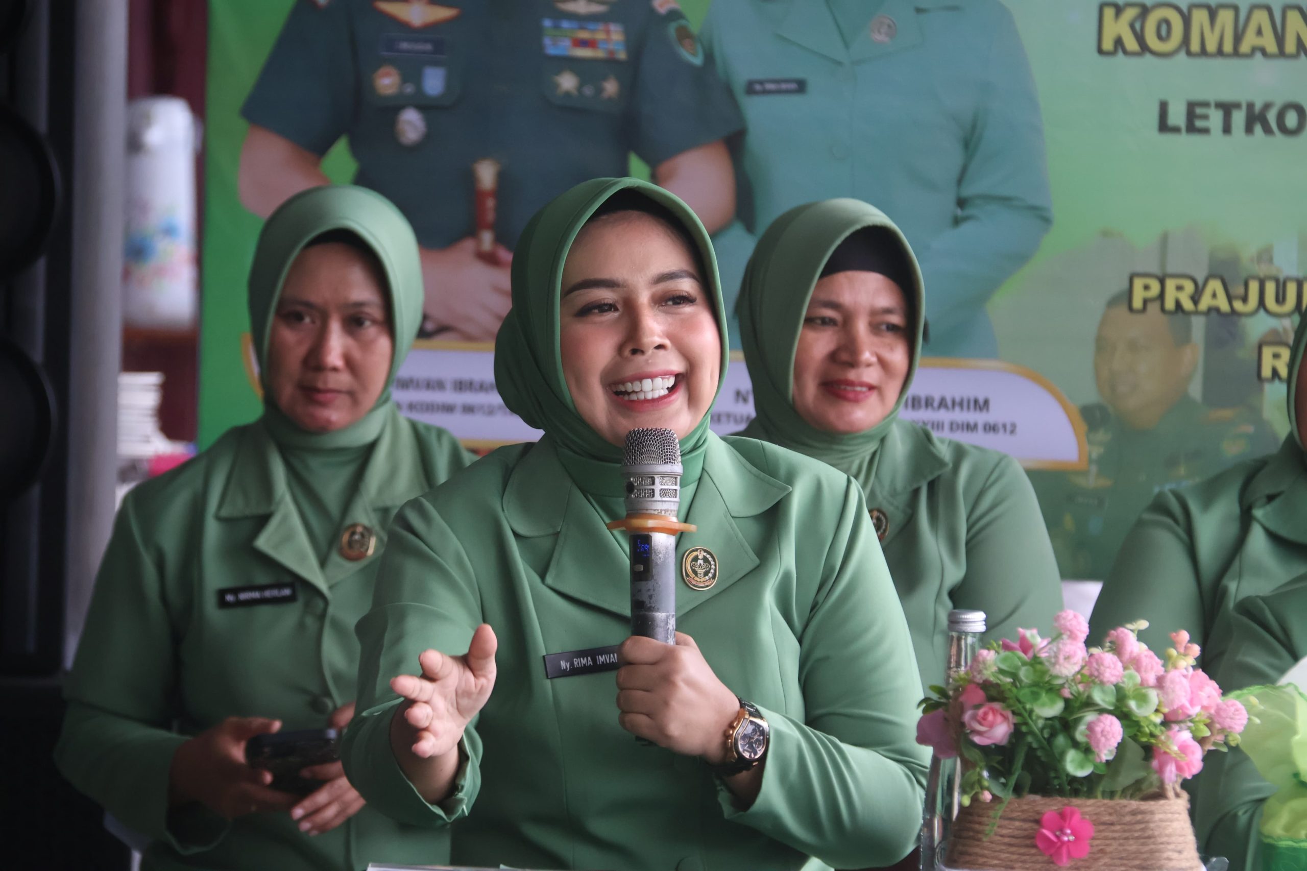 Ketua Persit KCK Kodim 0612/Tasikmalaya Ajak Anggota Jaga Kesehatan dan Perkuat Ketahanan Keluarga Prajurit