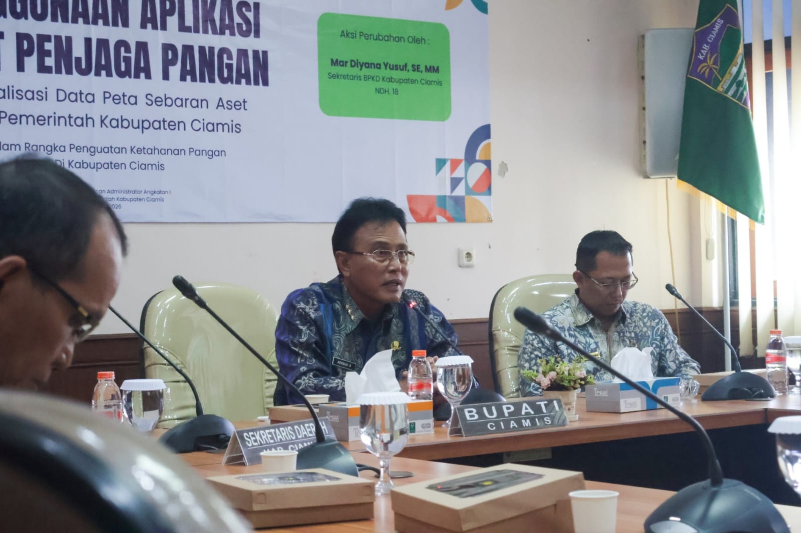 Bupati Herdiat Dorong Digitalisasi Aset Daerah Lewat Aplikasi Aset Penjaga Pangan
