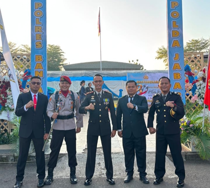 Polres Banjar Memperingati HUT ke-80 Bhayangkara Dengan memperkuat Sinergi Bersama Forkopimda