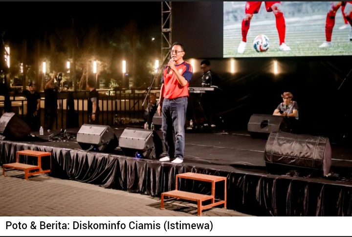 Bupati Ciamis Dorong UMKM Lokal Lewat Nobar Semifinal Piala Dunia