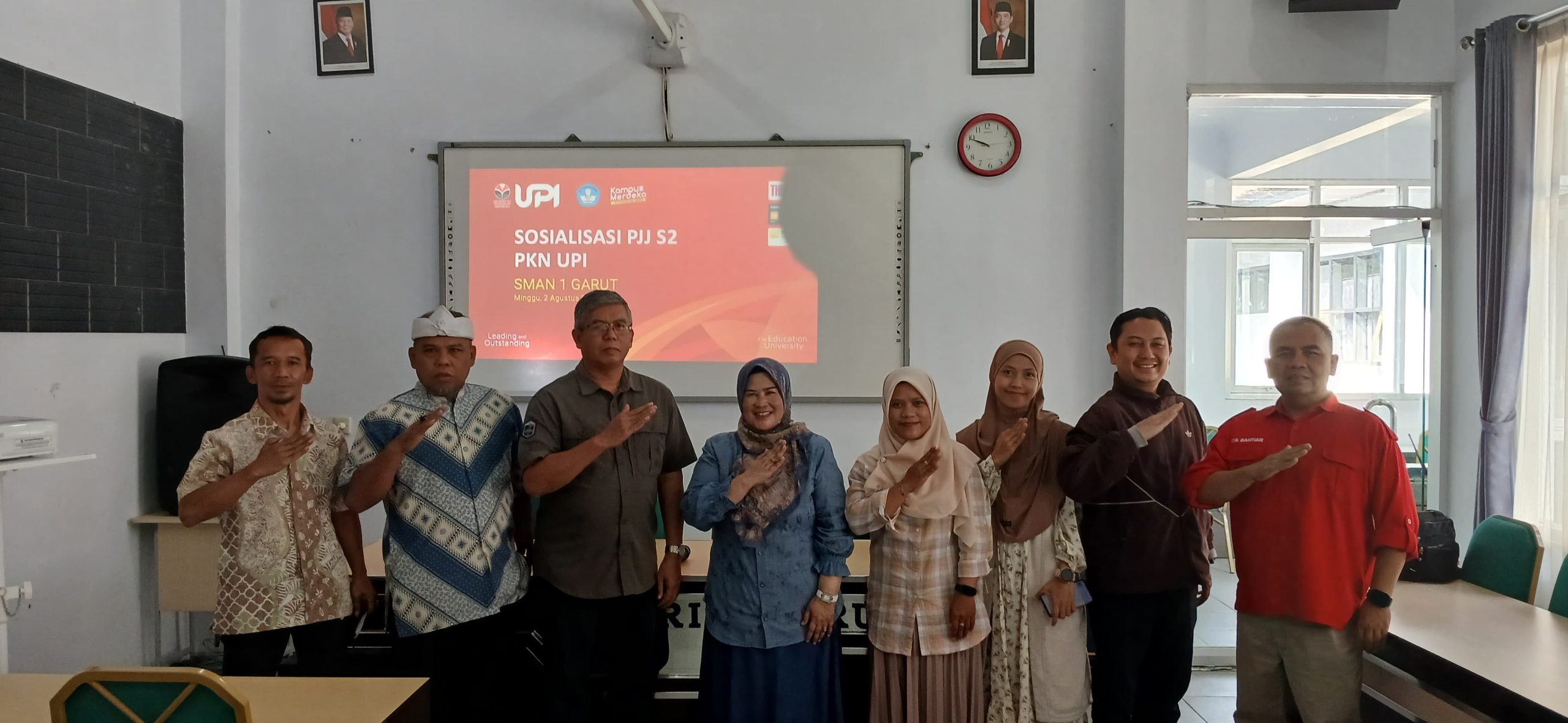 Tim Prodi PKn UPI Gelar Sosialisasi PJJ Magister PKn Di SMAN 1 Garut