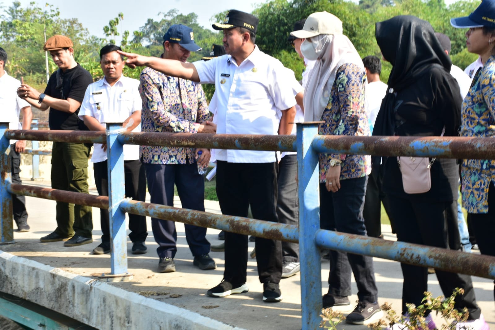 Bupati Sumedang Tinjau Bendungan Rengrang, Percepat Penanganan Irigasi dan Respons Aspirasi Petani