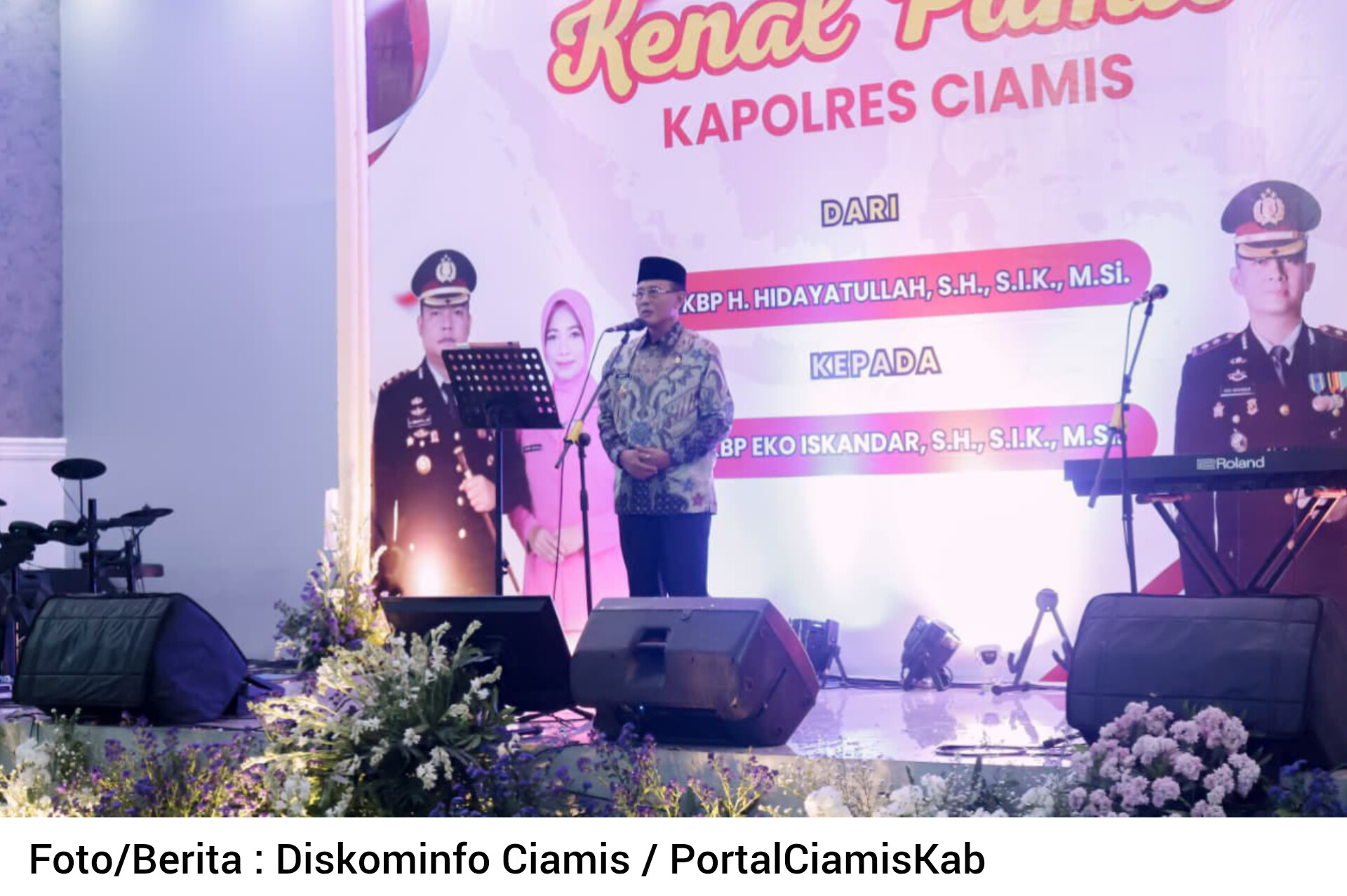 Sinergi Pemkab dan Polres Kian Kokoh, Bupati Ciamis Sambut Kapolres Baru dan Lepas AKBP Hidayatullah dengan Penuh Apresiasi
