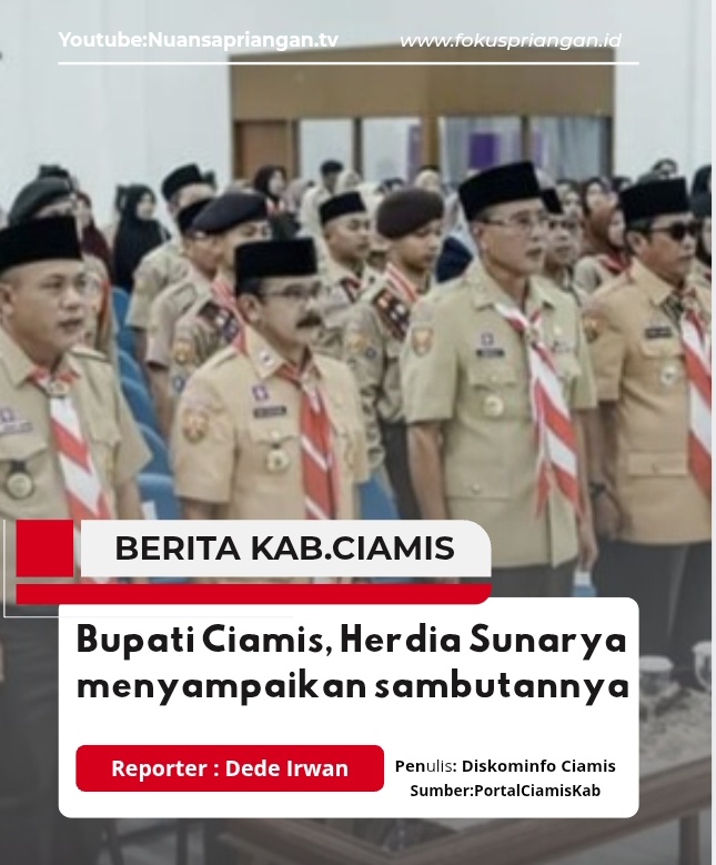 Bawa Nama Baik Ciamis ke Tingkat Nasional, Bupati Ciamis Lepas Kontingen Pramuka Ciamis Ikuti Jamnas XII 2026