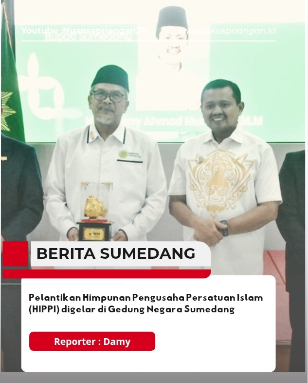 Pelantikan Himpunan Pengusaha Persatuan Islam (HIPPI) digelar di Gedung Negara Sumedang