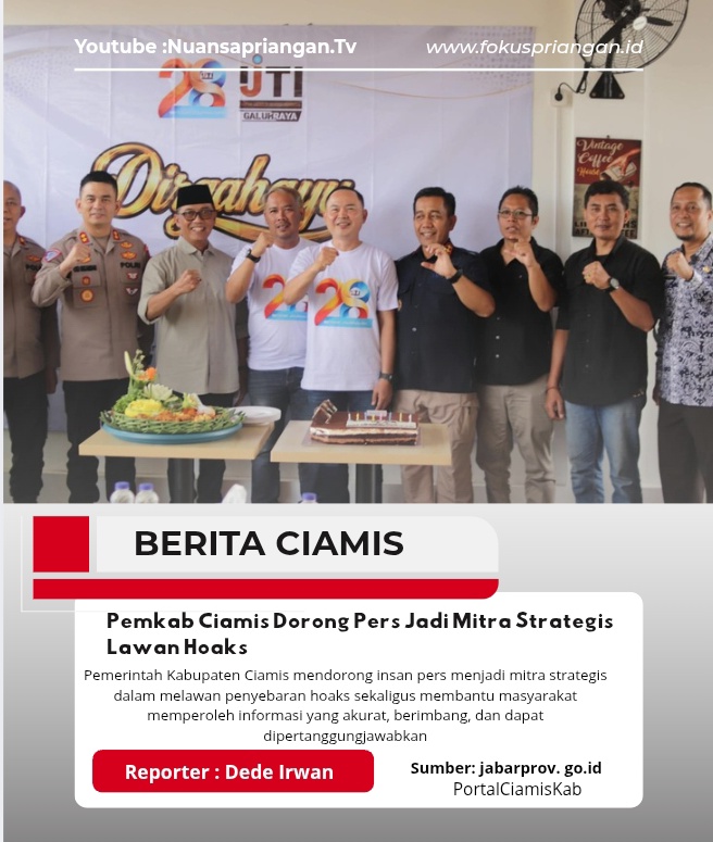 Pemkab Ciamis Dorong Pers Jadi Mitra Strategis Lawan Hoaks