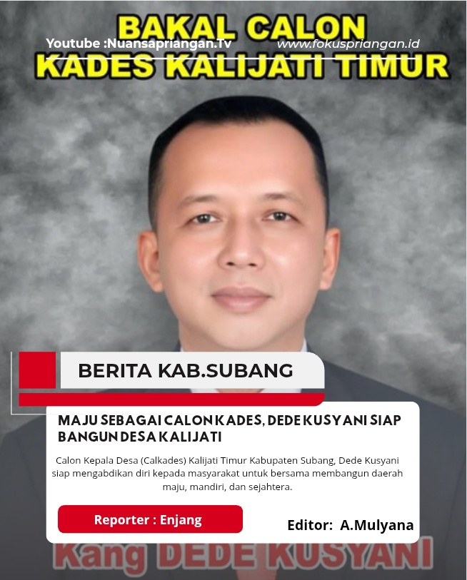 Maju Sebagai Calon Kades, Dede Kusyani Siap Bangun Desa Kalijati Timur