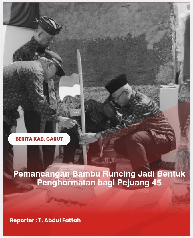 Pemancangan Bambu Runcing Jadi Bentuk Penghormatan bagi Pejuang 45