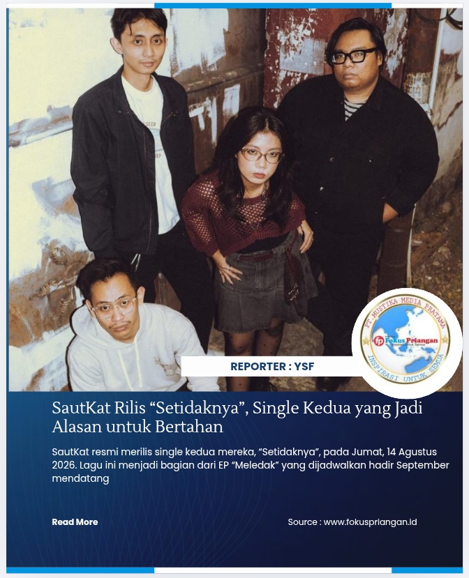 SautKat Rilis “Setidaknya”, Single Kedua yang Jadi Alasan untuk Bertahan