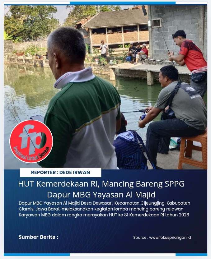 HUT Kemerdekaan RI, Mancing Bareng SPPG Dapur MBG Yayasan Al Majid
