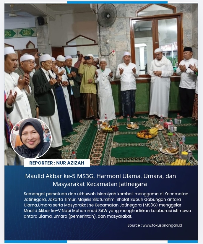 Maulid Akbar ke-5 MS3G, Harmoni Ulama, Umara dan Masyarakat Kecamatan Jatinegara