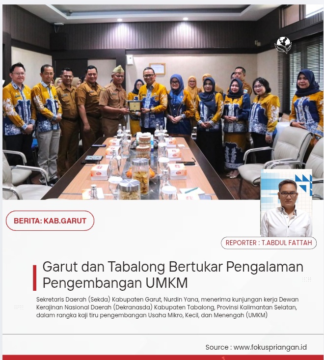 Garut dan Tabalong Bertukar Pengalaman Pengembangan UMKM