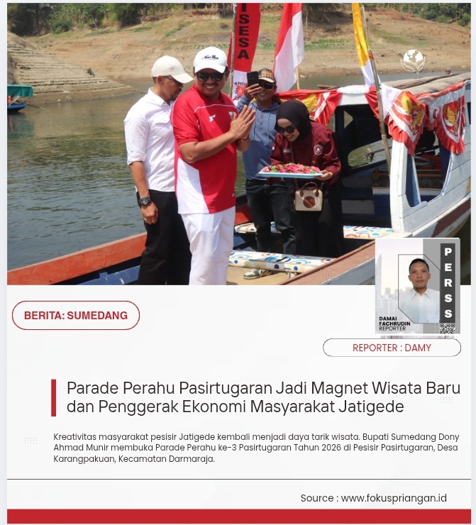 Parade Perahu Pasirtugaran Jadi Magnet Wisata Baru dan Penggerak Ekonomi Masyarakat Jatigede