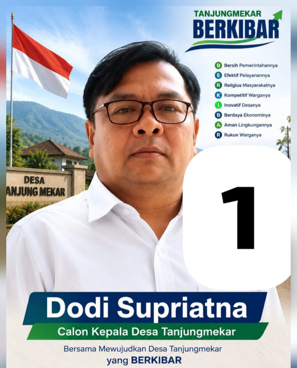 Diusung Semangat TANJUNGMEKAR “BERKIBAR”, Kang Dodi Supriatna Resmi Bakal Calon Kepala Desa Tanjungmekar