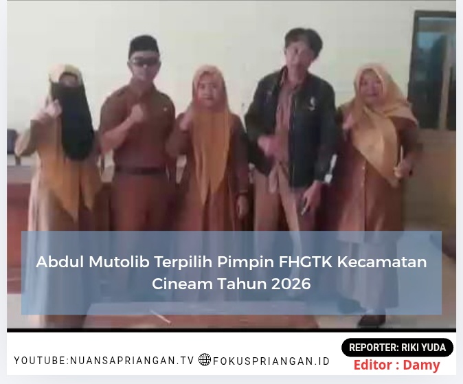 Abdul Mutolib Terpilih Pimpin FHGTK Kecamatan Cineam Tahun 2026