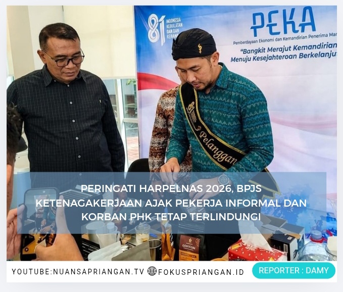 ​​Peringati HARPELNAS 2026, BPJS Ketenagakerjaan Ajak Pekerja Informal dan Korban PHK Tetap Terlindungi