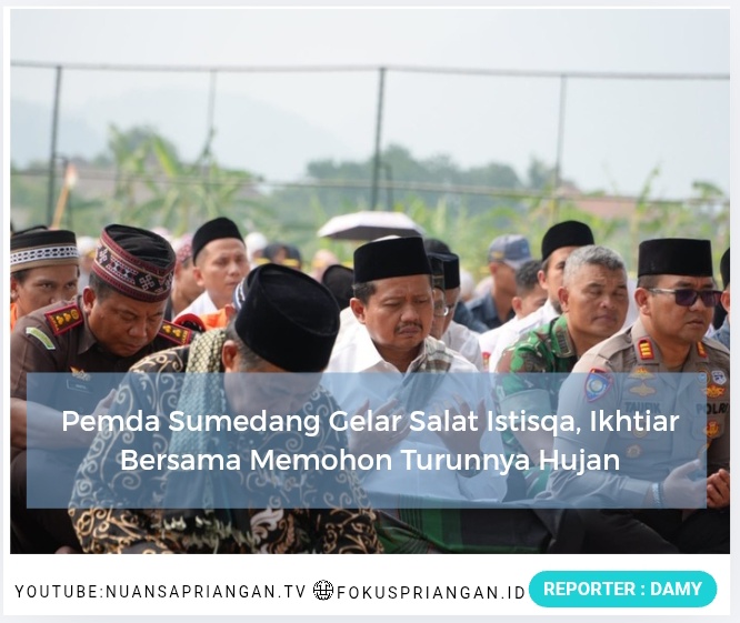 Pemda Sumedang Gelar Salat Istisqa, Ikhtiar Bersama Memohon Turunnya Hujan