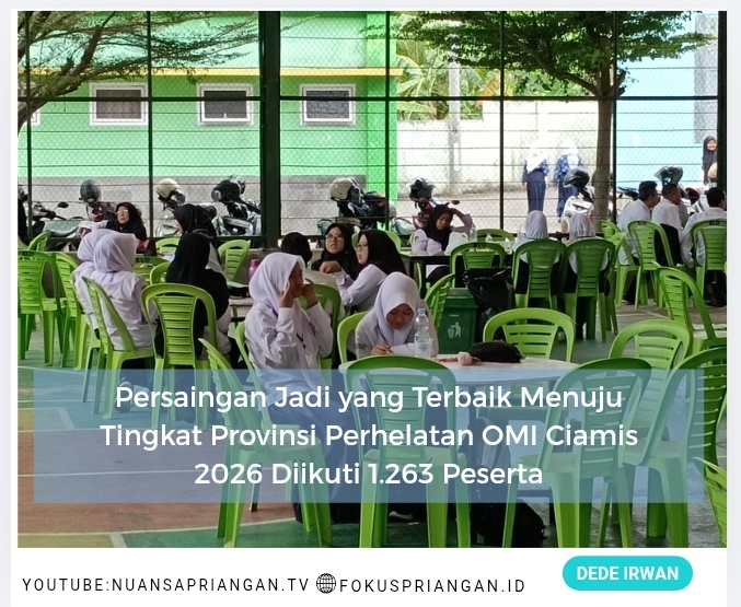 Persaingan Jadi yang Terbaik Menuju Tingkat Provinsi Perhelatan OMI Ciamis 2026 Diikuti 1.263 Peserta