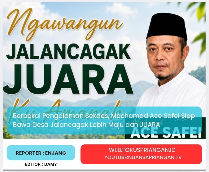 Berbekal Pengalaman Sekdes, Mochamad Ace Safei Siap Bawa Desa Jalancagak Lebih Maju dan JUARA