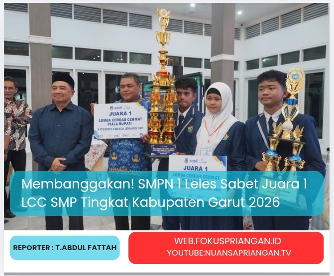 Membanggakan! SMPN 1 Leles Sabet Juara 1 LCC SMP Tingkat Kabupaten Garut 2026