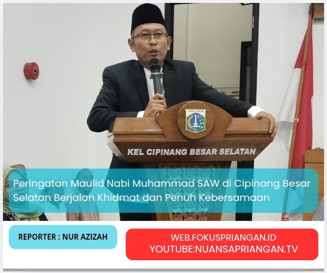 Peringatan Maulid Nabi Muhammad SAW di Cipinang Besar Selatan Berjalan Khidmat dan Penuh Kebersamaan