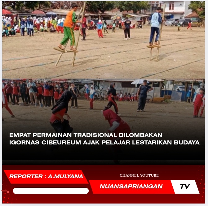 Empat Permainan Tradisional Dilombakan, IGORNAS Cibeureum Ajak Pelajar Lestarikan Budaya