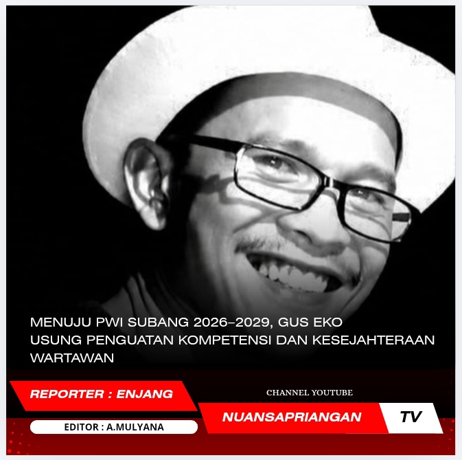 Menuju PWI Subang 2026–2029, Gus Eko Usung Penguatan Kompetensi dan Kesejahteraan Wartawan