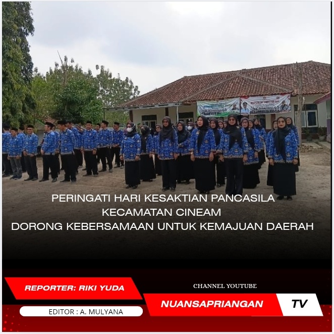 Peringati Hari Kesaktian Pancasila, Kecamatan Cineam Dorong Kebersamaan untuk Kemajuan Daerah