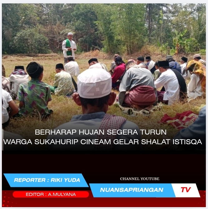Berharap Hujan Segera Turun, Warga Sukahurip Cineam Gelar Shalat Istisqa