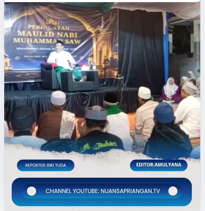 Tablig Akbar Maulid Nabi di Cikondang, Warga Diajak Teladani Akhlak Rasulullah