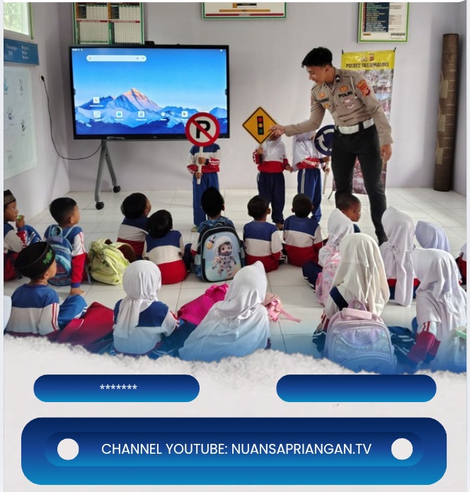 Satlantas Polres Tasikmalaya Ajak Anak Kenali Keselamatan Jalan Melalui Polisi Sahabat Anak