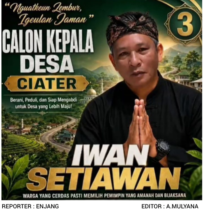 Berbekal Pengalaman, Kang Iwan Mantap Maju Kembali di Pilkades Ciater