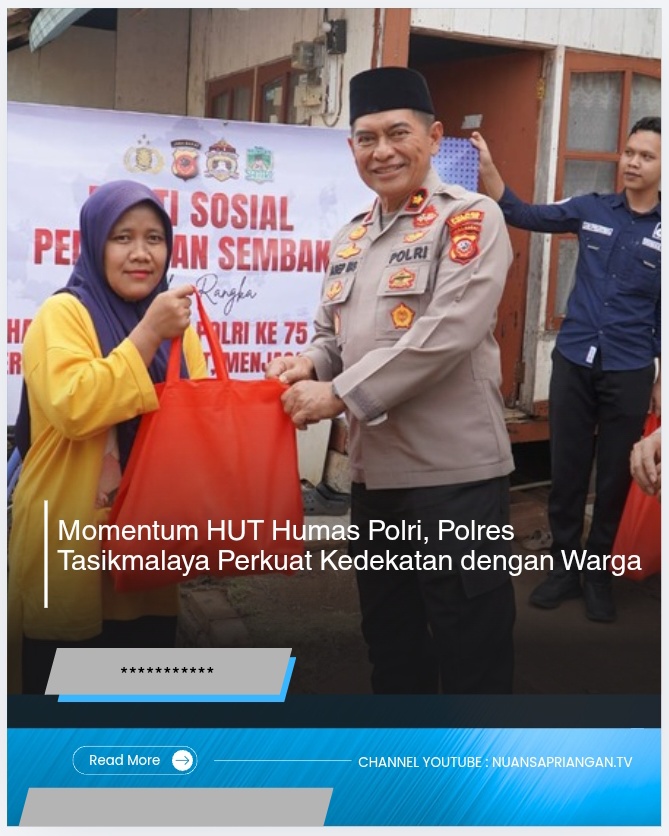 Momentum HUT Humas Polri, Polres Tasikmalaya Perkuat Kedekatan dengan Warga