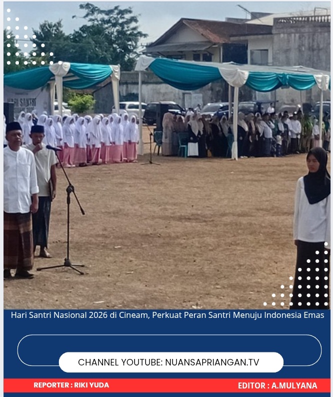 Hari Santri Nasional 2026 di Cineam, Perkuat Peran Santri Menuju Indonesia Emas