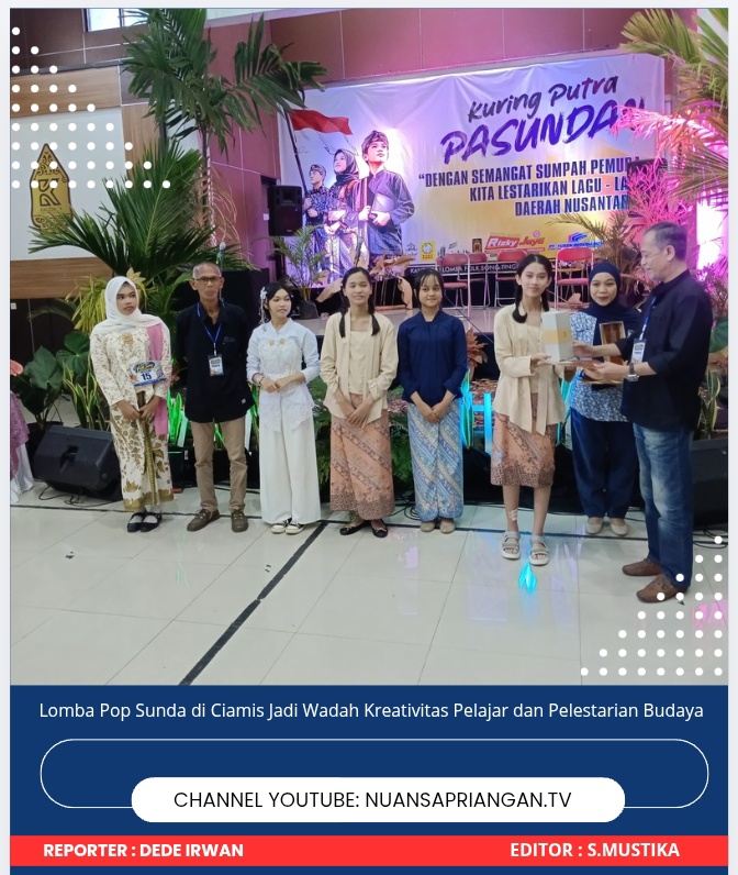 Lomba Pop Sunda di Ciamis Jadi Wadah Kreativitas Pelajar dan Pelestarian Budaya